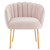 Modway Sanna Channel Tufted Performance Velvet Armchair - Pink EEI-5024-PNK