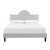 Modway Soleil Performance Velvet Queen Bed - Light Gray MOD-6518-LGR