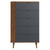 Modway Dylan Chest - Walnut Gray MOD-6678-WAL-GRY