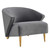 Modway Odyssey Performance Velvet Armchair Gray Eei 5038 Gry