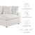 Modway Commix Down Filled Overstuffed 5 Piece 5-Piece Sectional Sofa - Pure White EEI-3359-PUW