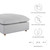 Modway Commix Down Filled Overstuffed 6-Piece Sectional Sofa - Light Gray EEI-3362-LGR