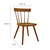 Modway Sutter Wood Dining Side Chair (Set Of 2) Walnut EEI-6082-WAL