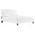 Modway Alessi Performance Velvet Queen Platform Bed White Mod 6284 Whi