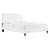 Modway Roxanne Performance Velvet Queen Platform Bed White Mod 6286 Whi