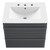 Modway Render 24" Wall-Mount Bathroom Vanity - Gray White EEI-4433-GRY-WHI