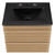 Modway Render 24" Wall-Mount Bathroom Vanity - Oak Black EEI-5364-OAK-BLK