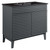 Modway Render 36 Bathroom Vanity Gray Black Eei 5396 Gry Blk