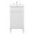 Modway Render 18" Bathroom Vanity Cabinet - White White EEI-5420-WHI-WHI