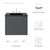 Modway Vitality 30" Wall-Mount Bathroom Vanity - Gray EEI-5558-GRY