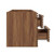 Modway Render 48" Wall-Mount Bathroom Vanity Cabinet - Walnut EEI-5866-WAL