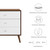 Modway Transmit 3-Drawer Chest - Walnut White MOD-7018-WAL-WHI