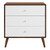 Modway Transmit 3-Drawer Chest - Walnut White MOD-7018-WAL-WHI