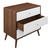 Modway Transmit 3-Drawer Chest - Walnut White MOD-7018-WAL-WHI