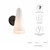 Modway Beacon 1-Light Wall Sconce - Opal Black EEI-5645-OPA-BLK