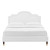 Modway Aviana Performance Velvet King Bed - White MOD-6839-WHI