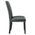Modway Parcel Dining Faux Leather Side Chair - Gray EEI-1491-GRY