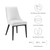 Modway Viscount Fabric Dining Chair - White EEI-2227-WHI