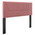 Modway Patience Channel Tufted Performance Velvet King California King Headboard Dusty Rose Mod 6669 Dus