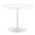 Modway Amuse 40 Dining Table White White Eei 6249 Whi Whi
