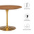 Modway Pursuit 40" Dining Table - Walnut Gold EEI-6313-WAL-GLD