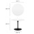 Modway Pursuit 40" Dining Table - White Black EEI-6313-WHI-BLK