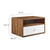 Modway Transmit Wall Mount Nightstand - Walnut White MOD-7059-WAL-WHI