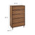 Modway Vespera 5-Drawer Chest - Walnut MOD-7082-WAL