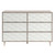 Modway Vespera 6-Drawer Dresser - Oak White MOD-7083-OAK-WHI