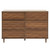 Modway Vespera 6-Drawer Dresser - Walnut MOD-7083-WAL
