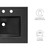 Modway Cayman 24" Bathroom Sink - Black EEI-5069-BLK