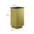 Modway Quantum 18" Bathroom Vanity - Black Gold EEI-6424-BLK-GLD