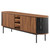 Modway Fortitude 71" Tv Stand - Walnut Black EEI-6522-WAL-BLK