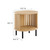 Modway Fortitude Side Table - Oak EEI-6523-OAK