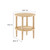 Modway Torus Round Side Table - Oak EEI-6527-OAK