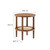 Modway Torus Round Side Table - Walnut EEI-6527-WAL