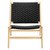 Modway Saorise Wood Accent Lounge Chair - Natural Black EEI-6543-NAT-BLK