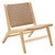 Modway Saorise Wood Accent Lounge Chair Natural Natural Eei 6543 Nat Nat