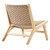 Modway Saorise Wood Accent Lounge Chair - Natural Natural EEI-6543-NAT-NAT