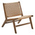 Modway Saorise Wood Accent Lounge Chair Walnut Natural Eei 6543 Wal Nat