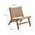 Modway Saorise Wood Accent Lounge Chair - Walnut Natural EEI-6543-WAL-NAT