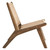 Modway Saorise Wood Accent Lounge Chair - Walnut Natural EEI-6543-WAL-NAT