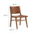 Modway Saorise Wood Dining Side Chair - Set Of 2 - Walnut Brown EEI-6544-WAL-BRN