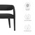 Modway Pinnacle Boucle Fabric Accent Bench - Black EEI-6571-BLK