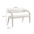 Modway Pinnacle Boucle Fabric Accent Bench - Ivory EEI-6571-IVO
