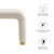 Modway Koda Performance Velvet Waterfall Stool - Brass Almond EEI-6733-BRA-ALM