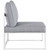 Armless Outdoor Patio Chair By ModernWay 5-1520-23-GRY