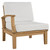 4 Piece Outdoor Patio Teak Set By ModernWay 5-1818-14-WHI-SET
