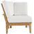 3 Piece Outdoor Patio Teak Set By ModernWay 5-1820-14-WHI-SET