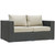 Outdoor Patio Sunbrella Loveseat By Modernway 5 1851 3 Bei 5 1851 3 Bei